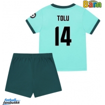 Wolves Tolu Arokodare #14 Bortedraktsett Barn 2025-26 Kortermet (+ Korte bukser)